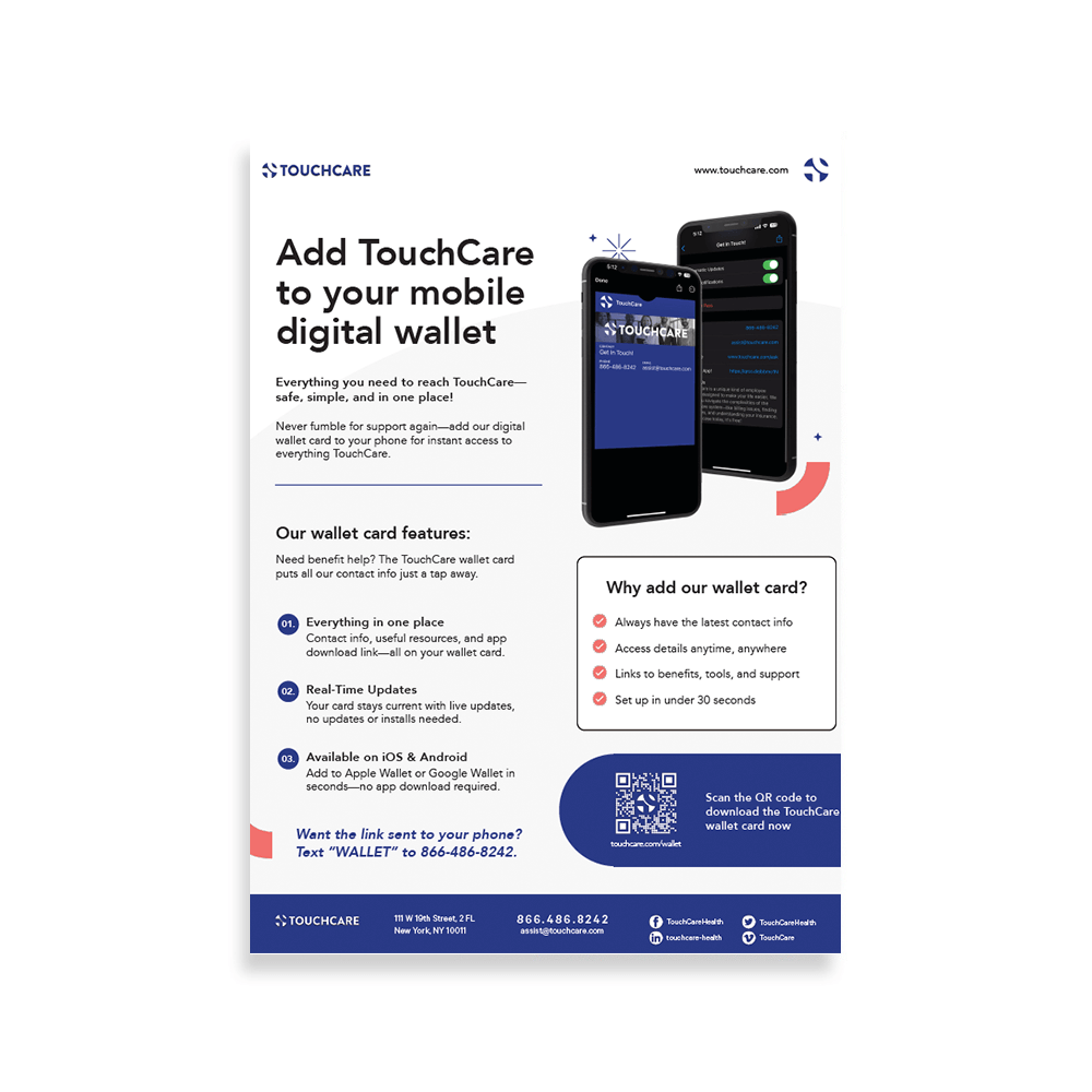 Digital Wallet Card Flyer
