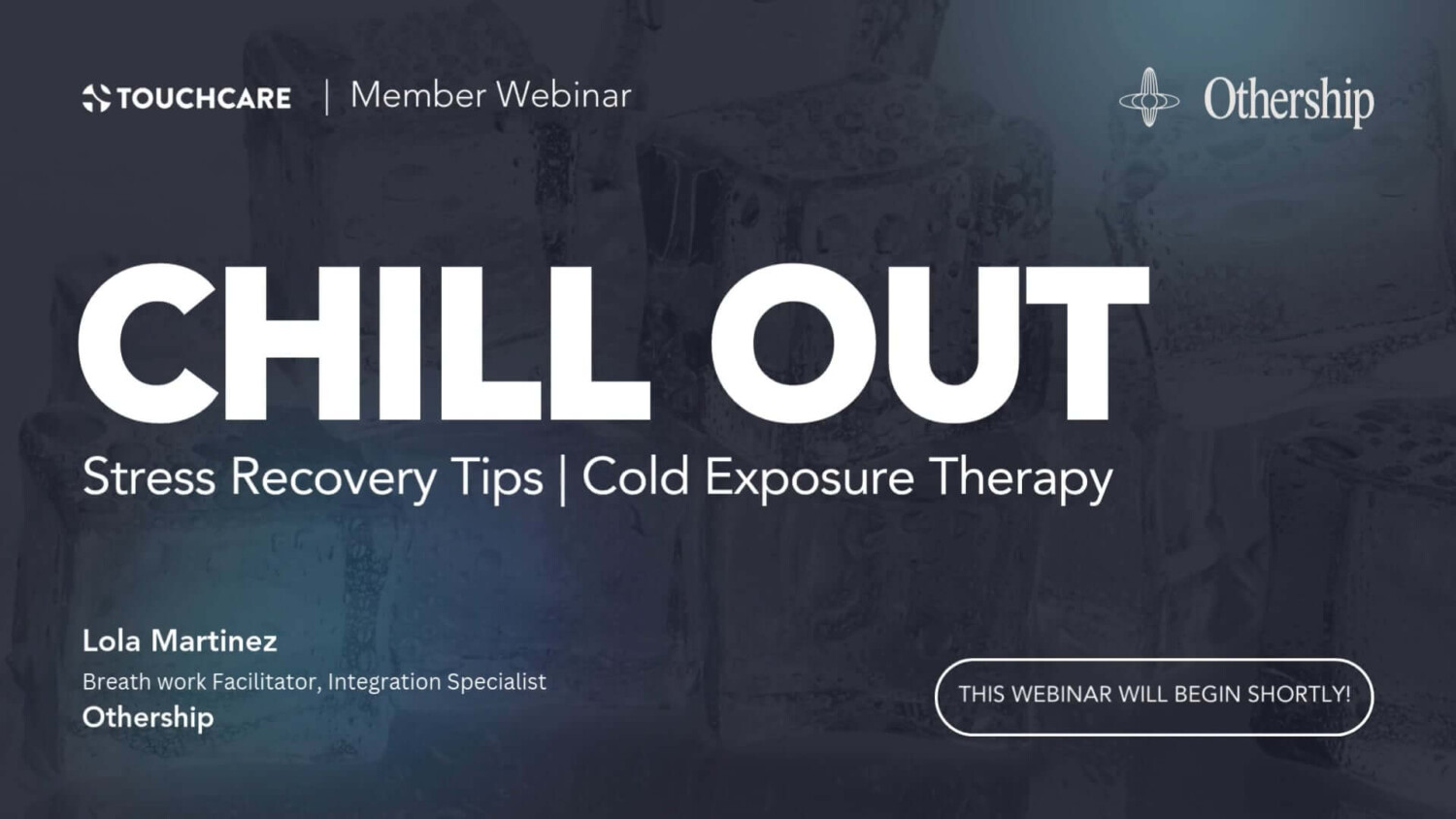 Chill out webinar cover