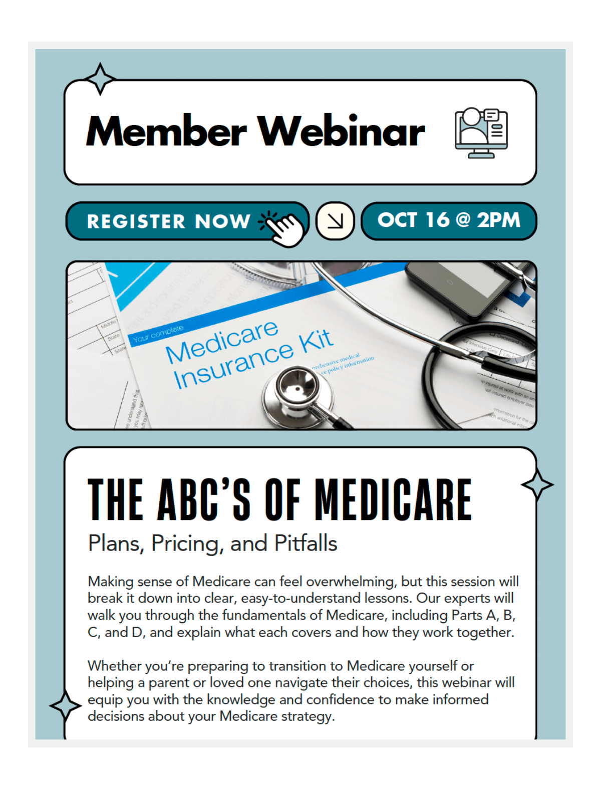 October Webinar October Webinar Flyer
