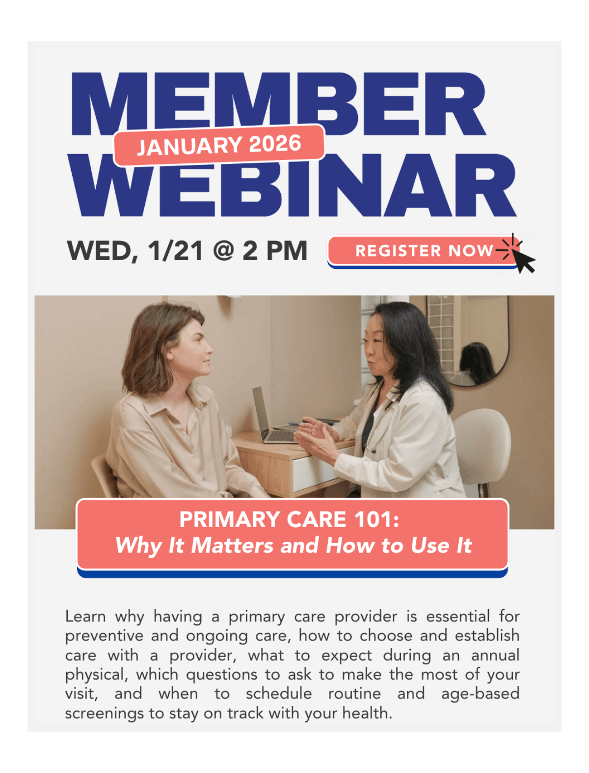 January Webinar January Webinar Flyer