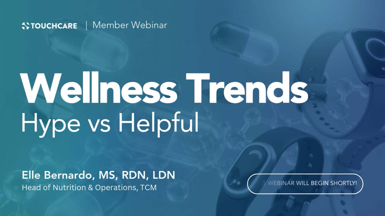 image of title card for wellness trends webinar